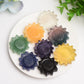 1.3"-1.5" Mixed Crystal Sunflower Carving Bulk Wholesale  Wholesale Crystals