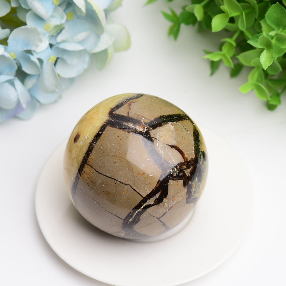 2.0"-3.2" Septarium Crystal Sphere  Wholesale Crystals