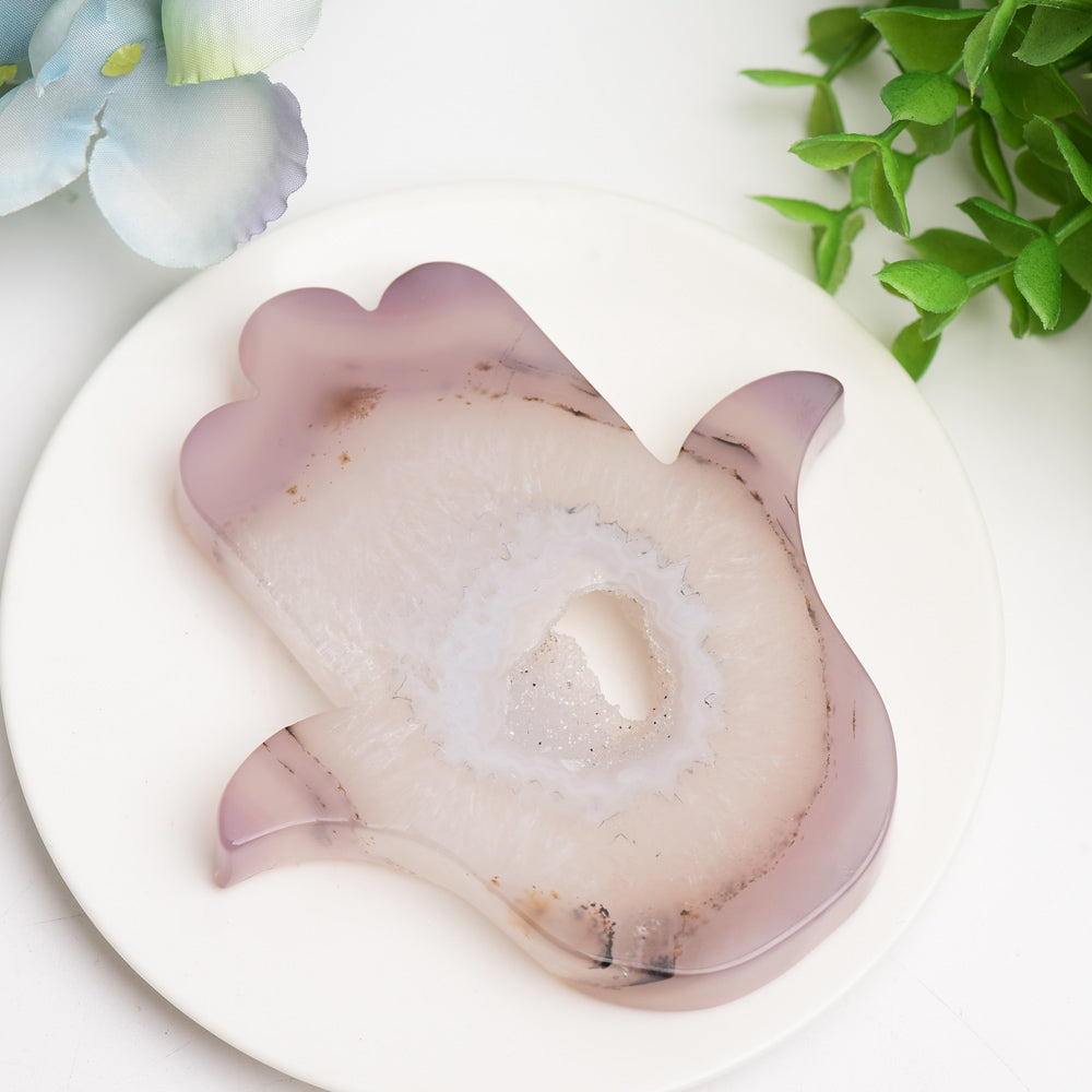 4.0" Druzy Agate Hand Crystal Carving Bulk Wholesale  Wholesale Crystals