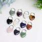 1.2" Mixed Crystal Heart Shape Crystal Pendant Bulk Wholesale  Wholesale Crystals