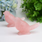 3.5" Rose Quartz Bird Crystal Carving Bulk Wholesale  Wholesale Crystals