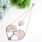 5.5" Heart Shape Chakra Crystal Hanging Ornament Bulk Wholesale  Wholesale Crystals