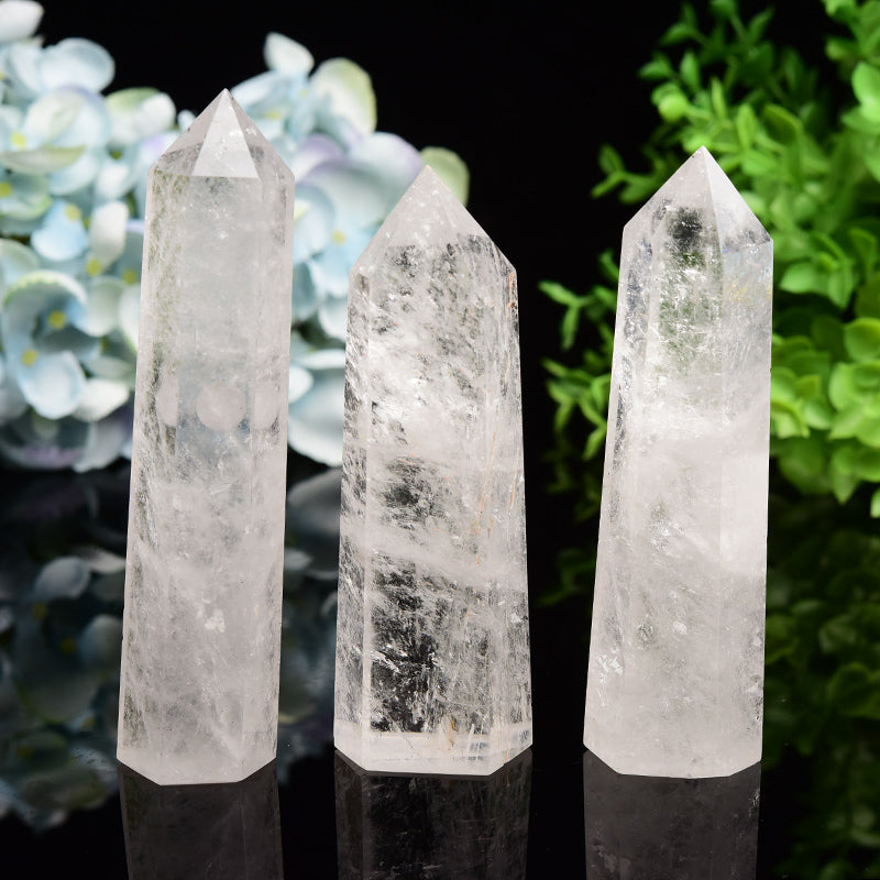 5.0"-5.5" Clear Quartz CrystaL Tower Bulk Wholesale  Wholesale Crystals