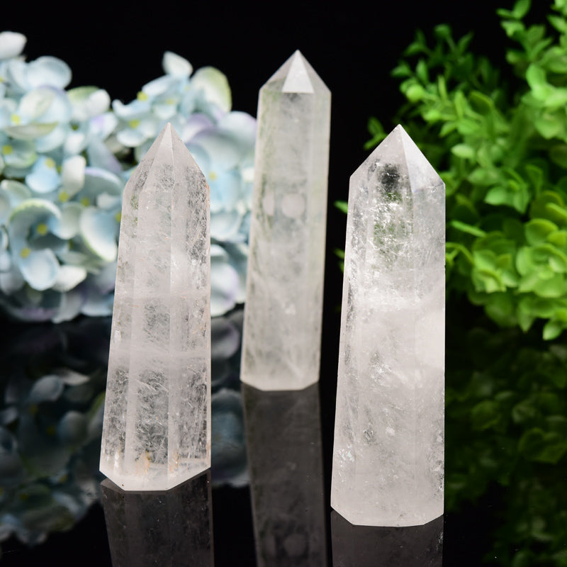 5.0"-5.5" Clear Quartz CrystaL Tower Bulk Wholesale  Wholesale Crystals