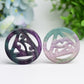 2.0" Rainbow Fluorite Horus Eye Crystal Carving Bulk Wholesale  Wholesale Crystals