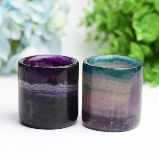 2.5" Rainbow Fluorite Cup Crystal Carving Bulk Wholesale  Wholesale Crystals