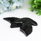 6.0" Black Obsidian Bird Crystal Carving Bulk Wholesale  Wholesale Crystals