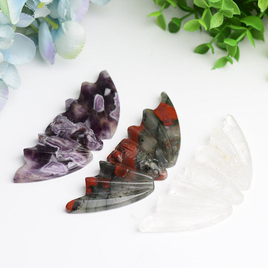 4.1" Mixed Crystal Bat Crystal Carving Bulk Wholesale  Wholesale Crystals