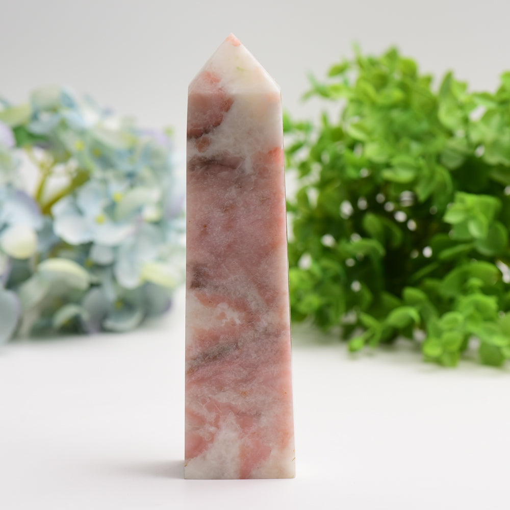 6.0"-8.0" Pink Jade Tower Bulk Wholesale  Wholesale Crystals