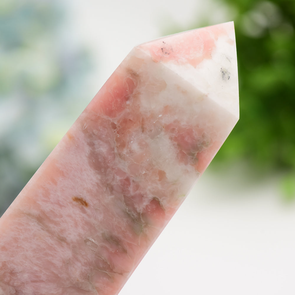 6.0"-8.0" Pink Jade Tower Bulk Wholesale  Wholesale Crystals