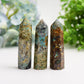 3.3"-4.0" Imperial Jasper Crystal Point Bulk Wholesale  Wholesale Crystals