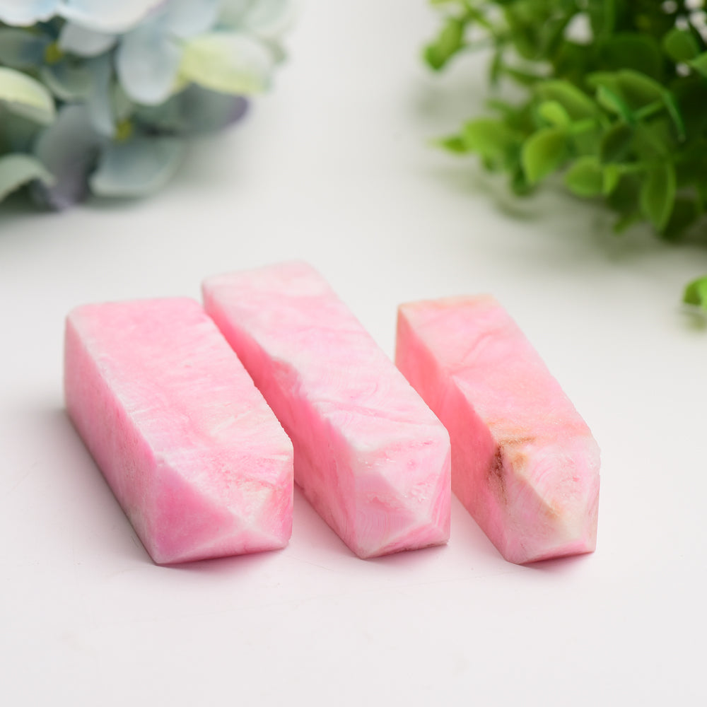 2.5"-3.5" Pink Aragonite Crystal Tower Bulk Wholesale  Wholesale Crystals