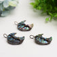 Aura Shell Moon Shape Pendant Bulk Wholesale  Wholesale Crystals