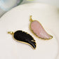 Mixed Crystal Wing Shape Pendant Bulk Wholesale  Wholesale Crystals