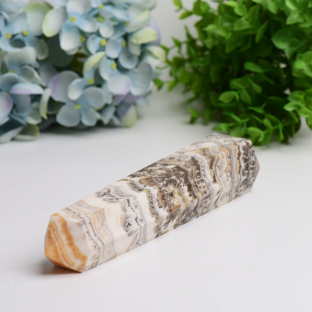 6.0"-8.0" Grass Calcite Crystal Tower Bulk Wholesale  Wholesale Crystals