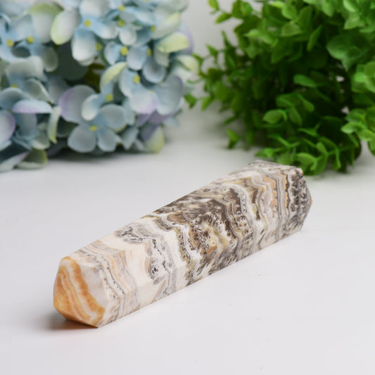 6.0"-8.0" Grass Calcite Crystal Tower Bulk Wholesale  Wholesale Crystals