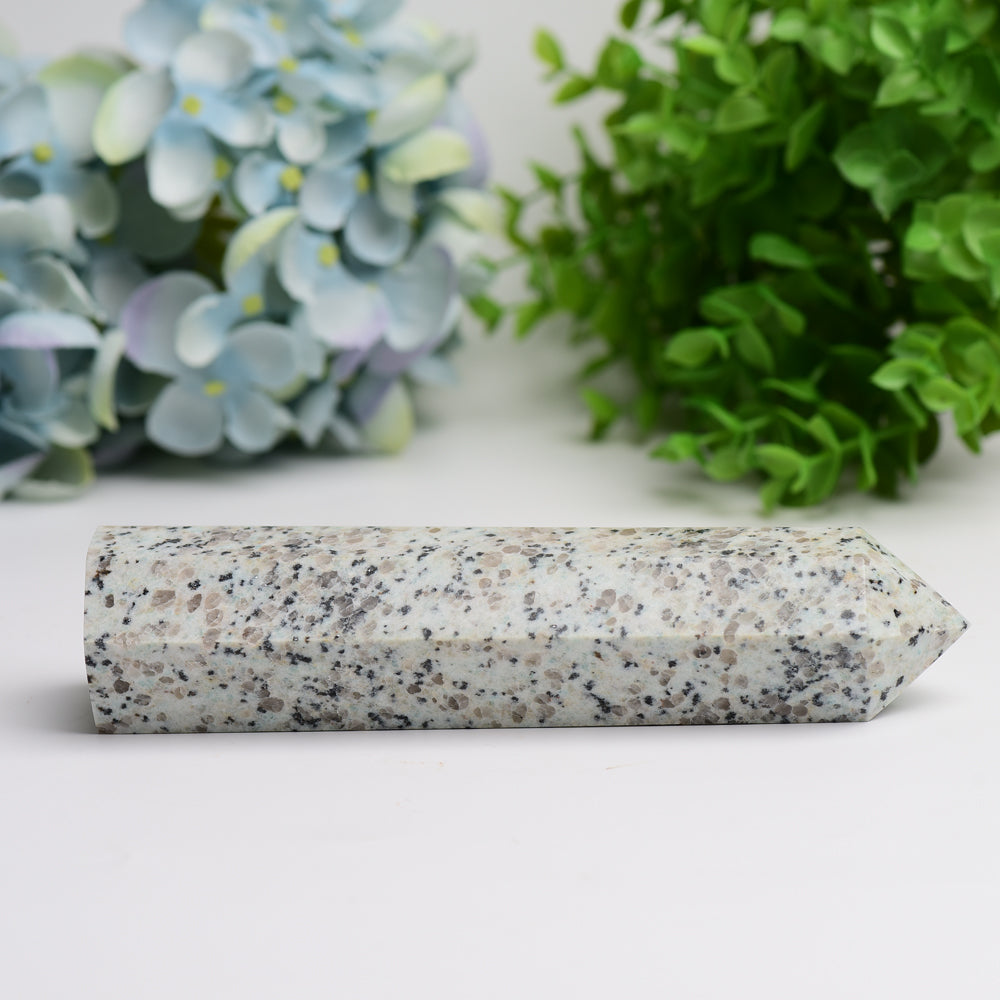 6.0"-8.0" Kiwi Jasper Crystal Tower  Wholesale Crystals