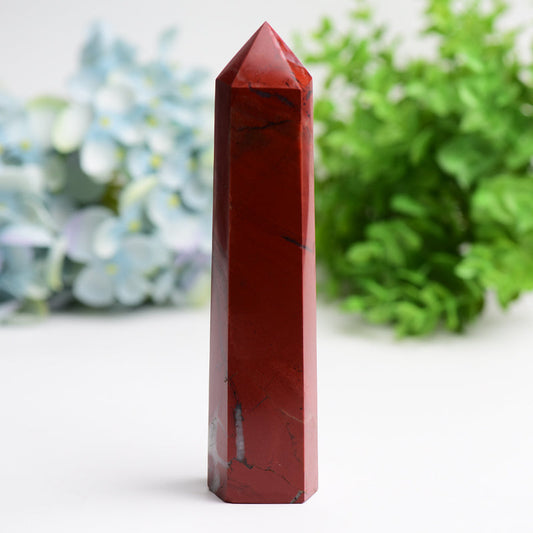 6.0"-8.0" Red Jasper Crystal Tower Bulk Wholesale  Wholesale Crystals