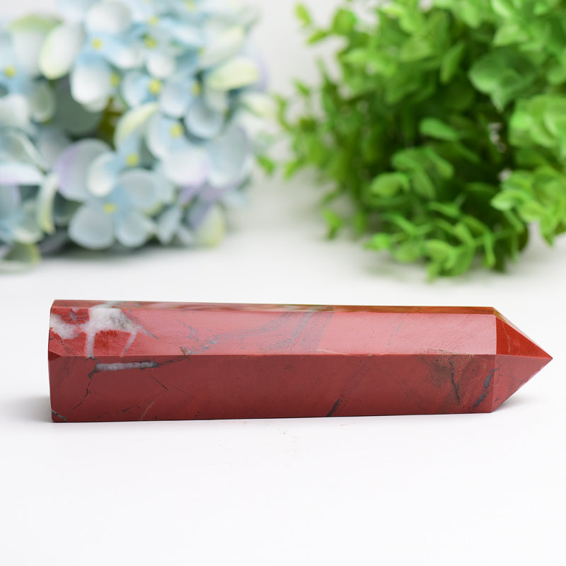 6.0"-8.0" Red Jasper Crystal Tower Bulk Wholesale  Wholesale Crystals