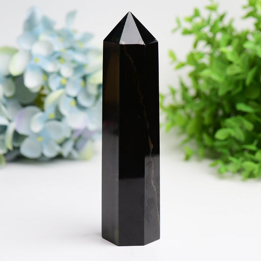 6.0"-8.0" Blue Tiger's Eye Crytsal Tower Bulk Wholesale  Wholesale Crystals