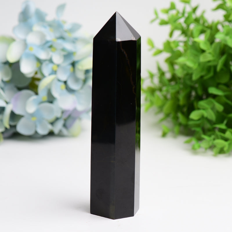 6.0"-8.0" Blue Tiger's Eye Crytsal Tower Bulk Wholesale  Wholesale Crystals