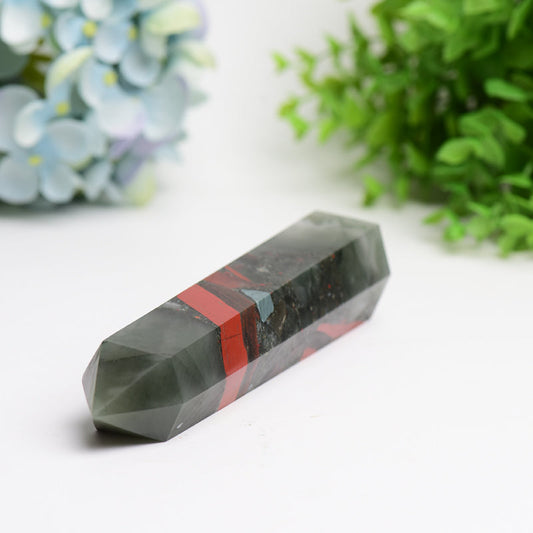 6.0"-8.0" Africa Blood Stone Crystal Tower Bulk Wholesale  Wholesale Crystals