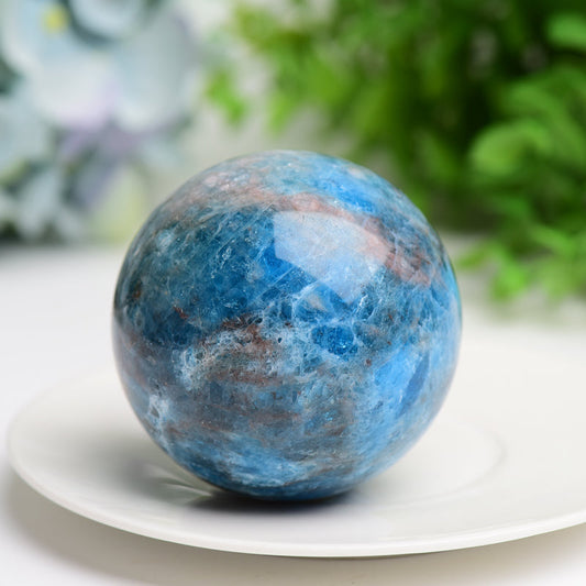 2.0"-3.0" Ble Appatite Crystal Sphere Bulk Wholesale  Wholesale Crystals