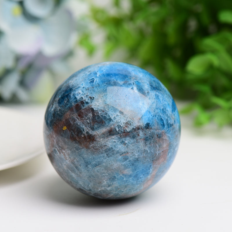 2.0"-3.0" Ble Appatite Crystal Sphere Bulk Wholesale  Wholesale Crystals