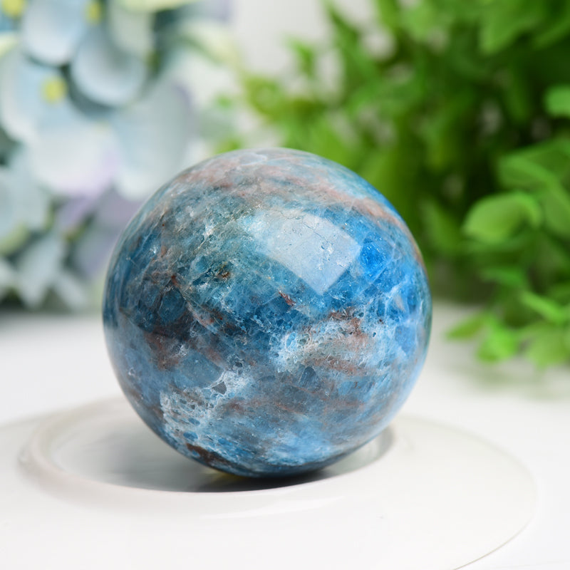 2.0"-3.0" Ble Appatite Crystal Sphere Bulk Wholesale  Wholesale Crystals