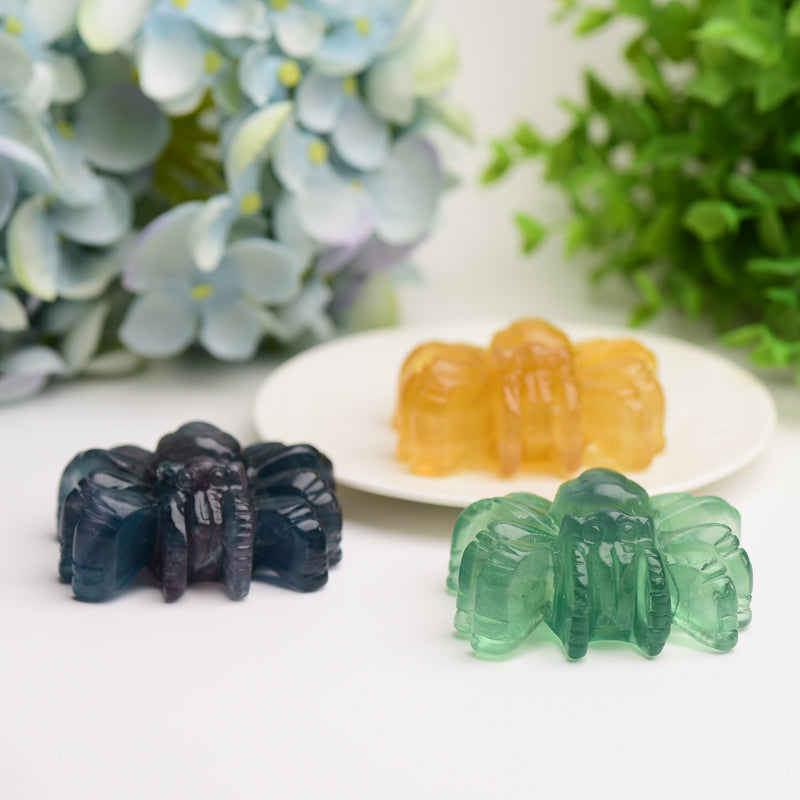 2.5" Spider Crystal Carving Bulk Wholesale  Wholesale Crystals