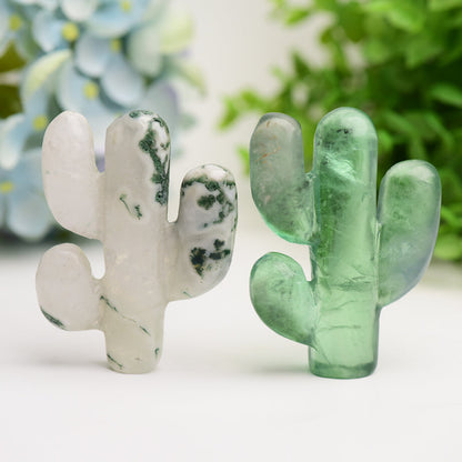 3.0" Cactus Crystal Carving Bulk Wholesale  Wholesale Crystals