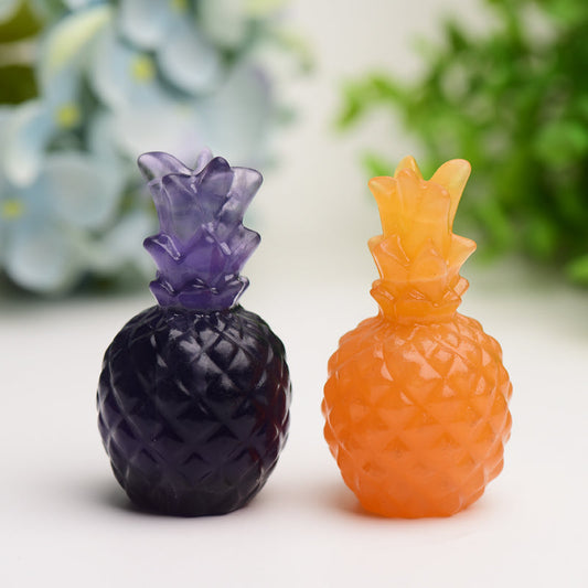2.5" Pinapple Crystal Carving Bulk Wholesale  Wholesale Crystals