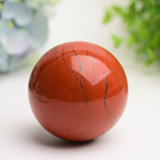 2.5"-3.0" Red Jasper Crystal Sphere Bulk Wholesale  Wholesale Crystals