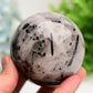 2.5"-4.0" Black Tourmaline Crystal Sphere Bulk Wholesale  Wholesale Crystals
