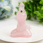 3.0" Mixed Crystal Yoga Cat Crystal Carving Bulk Wholesale  Wholesale Crystals