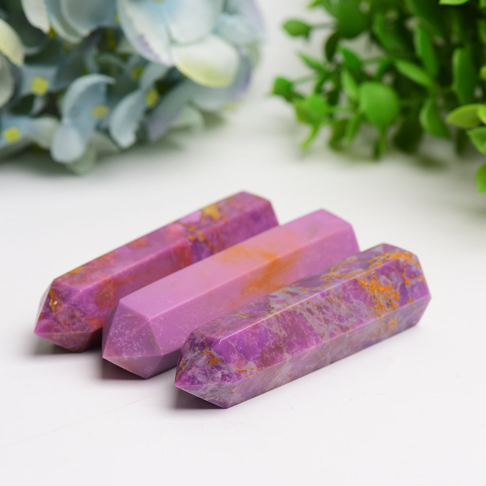 3.0"-4.0" Phosphosiderite Crystal Point Bulk Wholesale  Wholesale Crystals