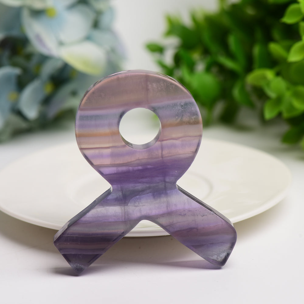 3.0" Mixed Crystal Ribbon Carving Bulk Wholesale  Wholesale Crystals