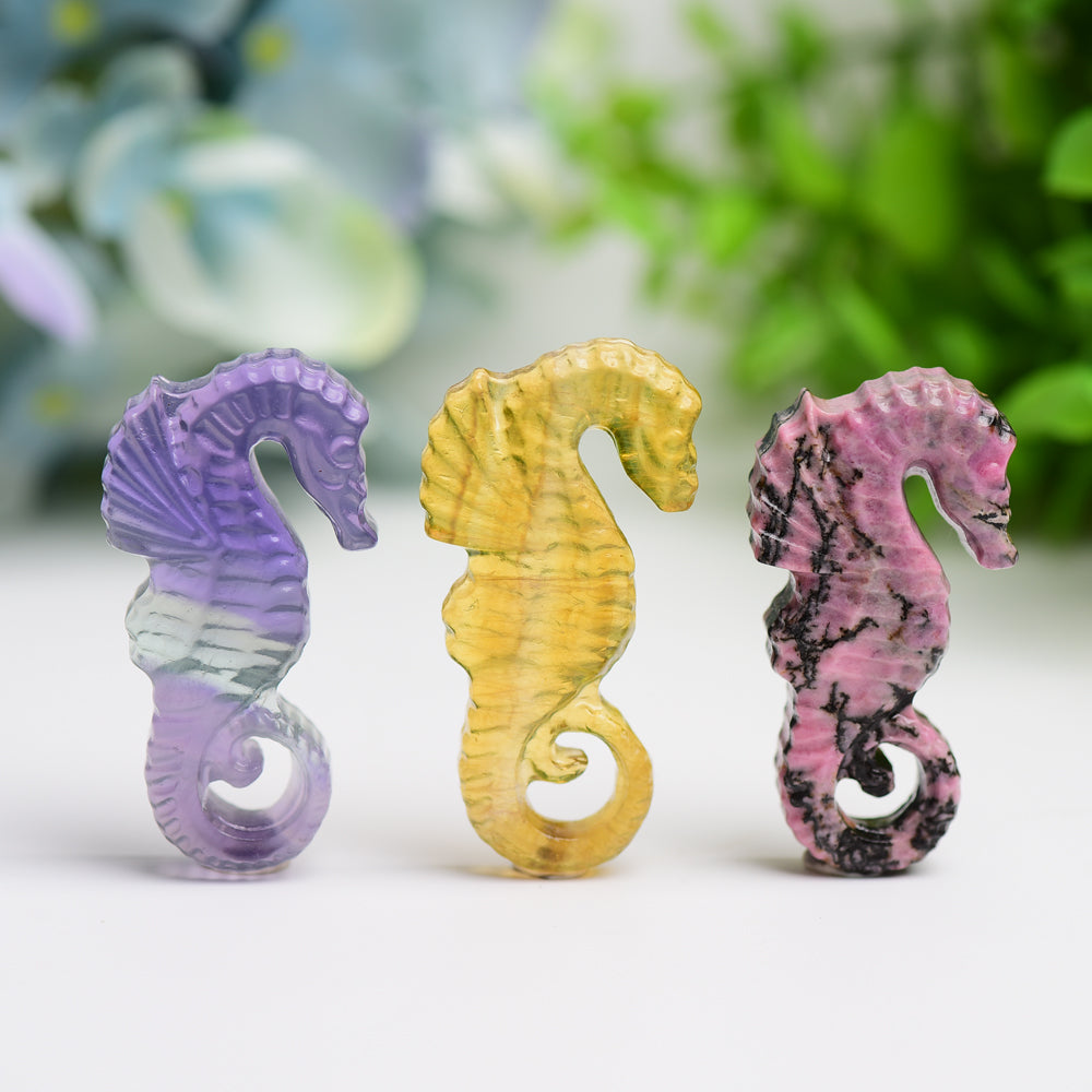 2.0" Hippocampus Crystal Carving Bulk Wholesale  Wholesale Crystals