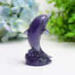 3.5" Fluorite Dolphin Crystal Carving Free Form Bulk Wholesale  Wholesale Crystals
