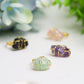 Raw Stone Metal Ring  Wholesale Crystals