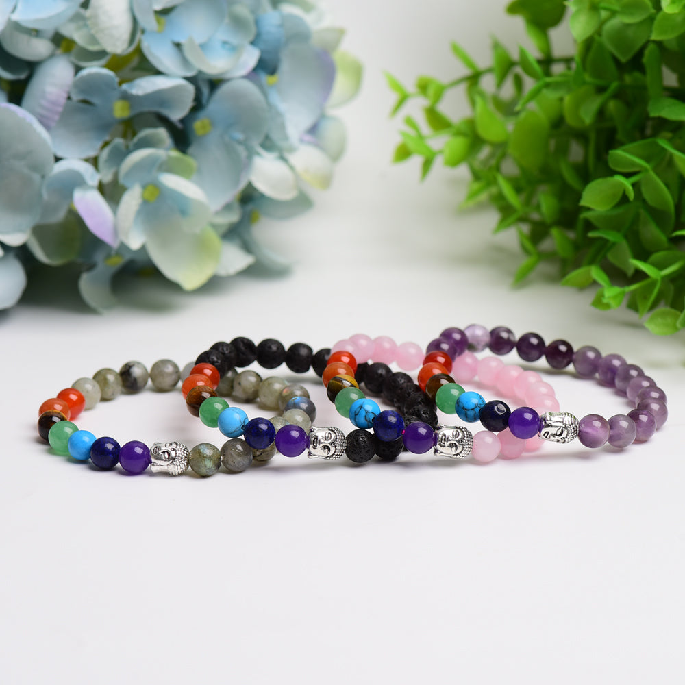 Chakra Mixed Crystal Bracelet Bulk Wholesale  Wholesale Crystals