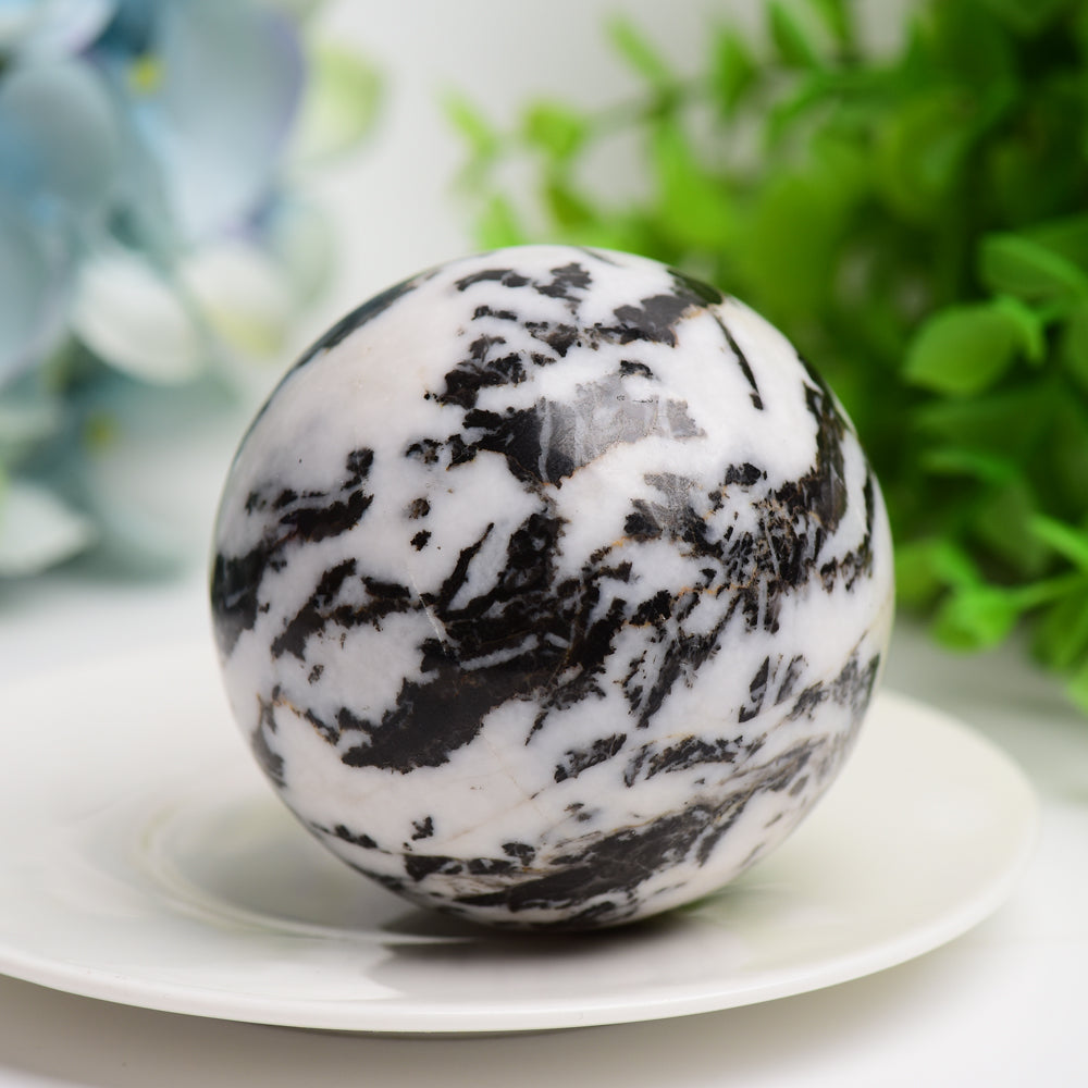 2.5"-4.0" Zebra Jasper Crystal Sphere Bulk Wholesale  Wholesale Crystals