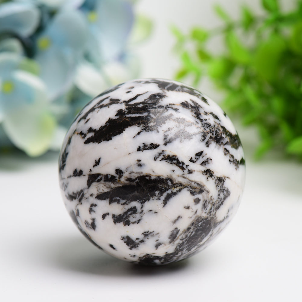 2.5"-4.0" Zebra Jasper Crystal Sphere Bulk Wholesale  Wholesale Crystals