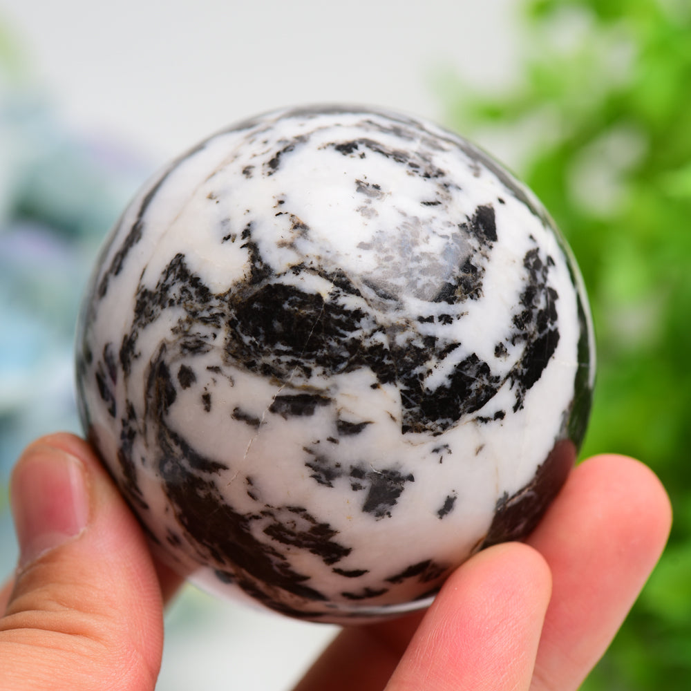 2.5"-4.0" Zebra Jasper Crystal Sphere Bulk Wholesale  Wholesale Crystals