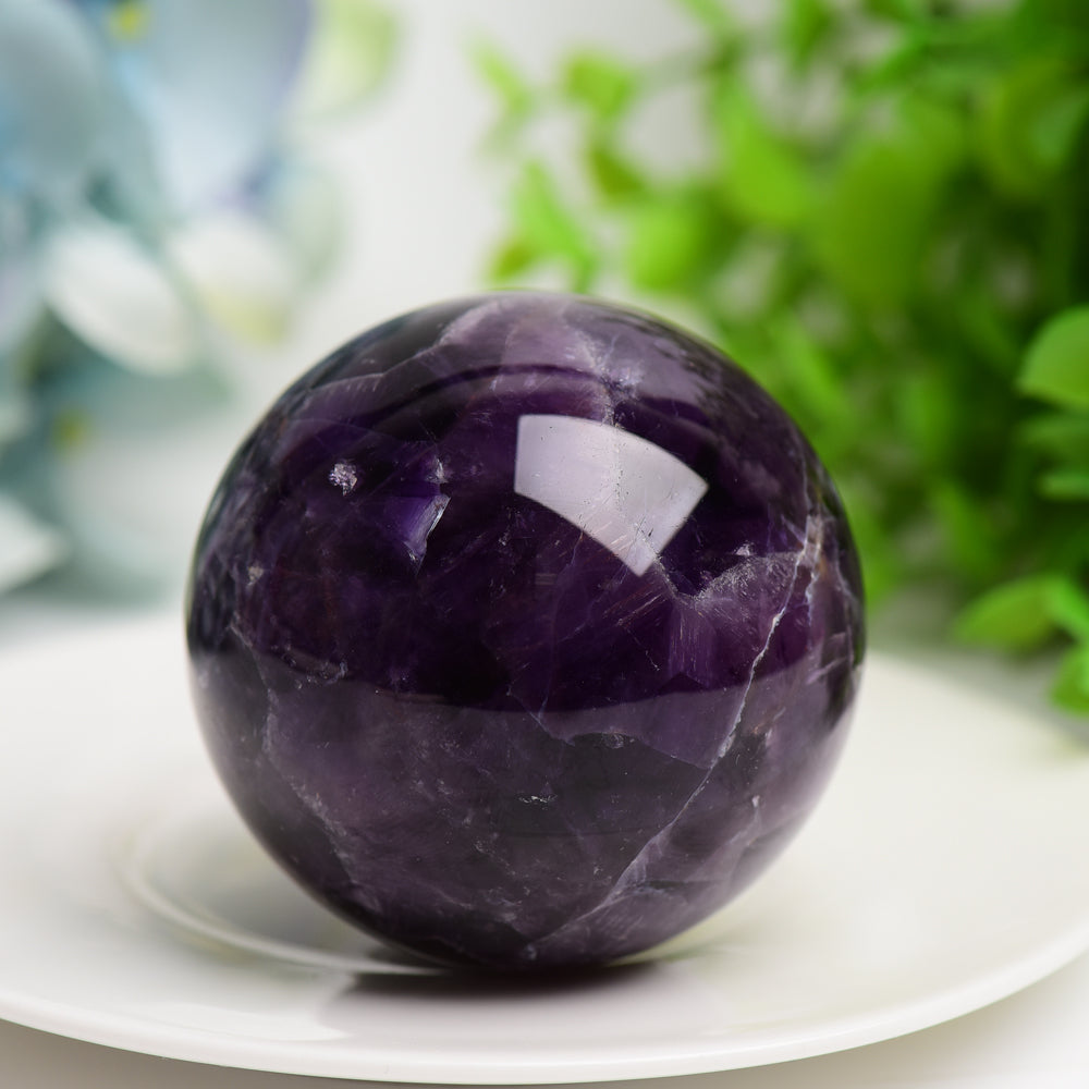2.0"-4.0" Dream Amethyst Crystal Sphere Bulk Wholesale  Wholesale Crystals