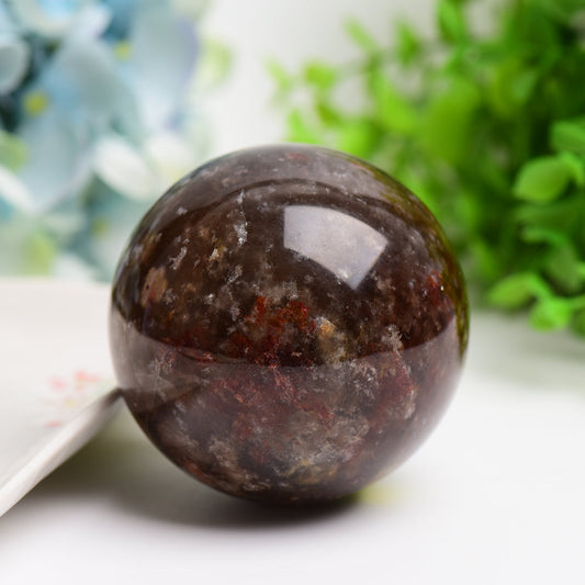 2.5"-4.0" Red Calcite Crystal Sphere Bulk Wholoesale  Wholesale Crystals
