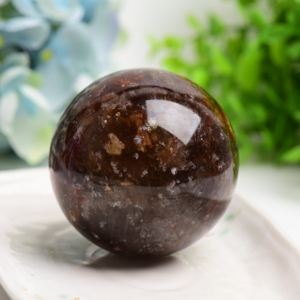 2.5"-4.0" Red Calcite Crystal Sphere Bulk Wholoesale  Wholesale Crystals