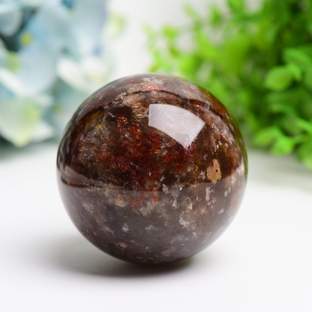 2.5"-4.0" Red Calcite Crystal Sphere Bulk Wholoesale  Wholesale Crystals
