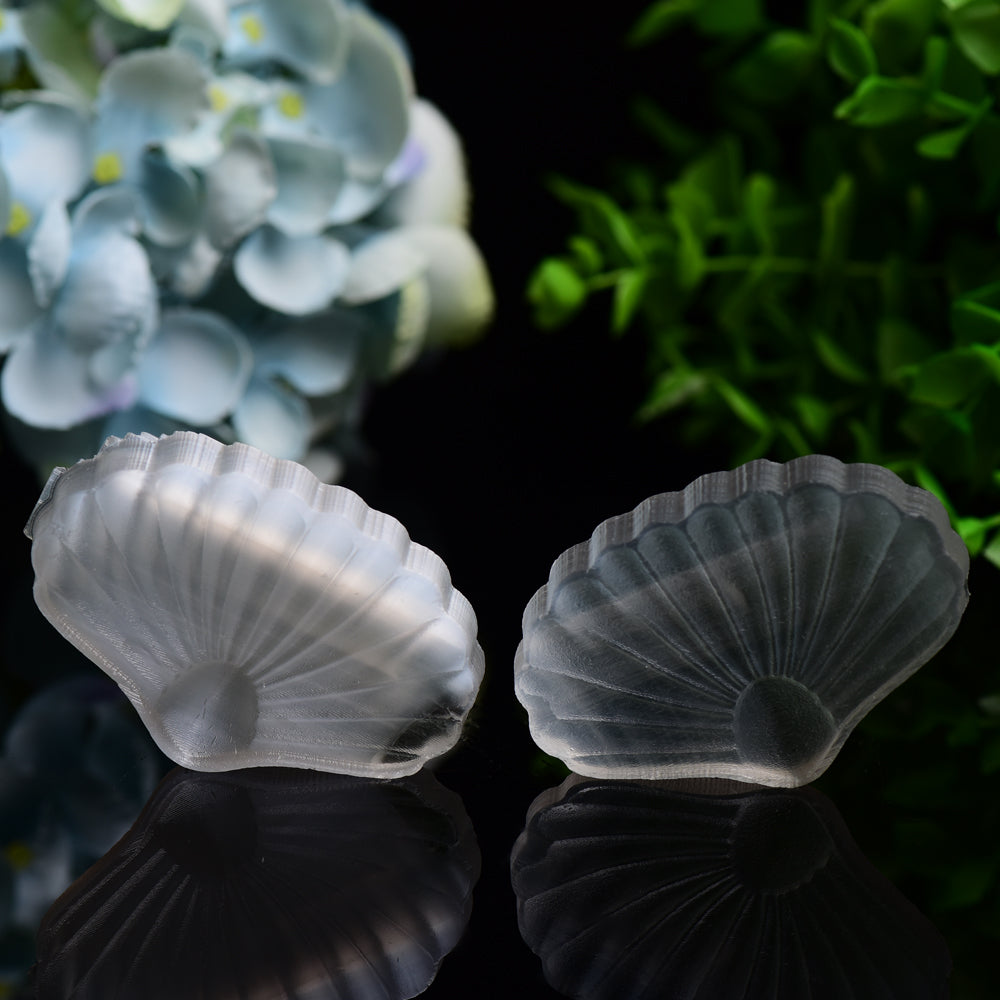 2.7" Selenite Shell Shape Carving Bulk Wholesale  Wholesale Crystals