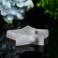 3.5" Star Shape Candle Holder Selenite Carving Bulk Wholesale  Wholesale Crystals